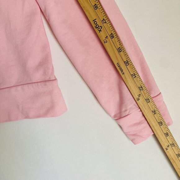 Lilly Pulitzer Rami Sweatshirt M Pink Love Embellished Cruise Resort Old Money - Picture 6 of 7